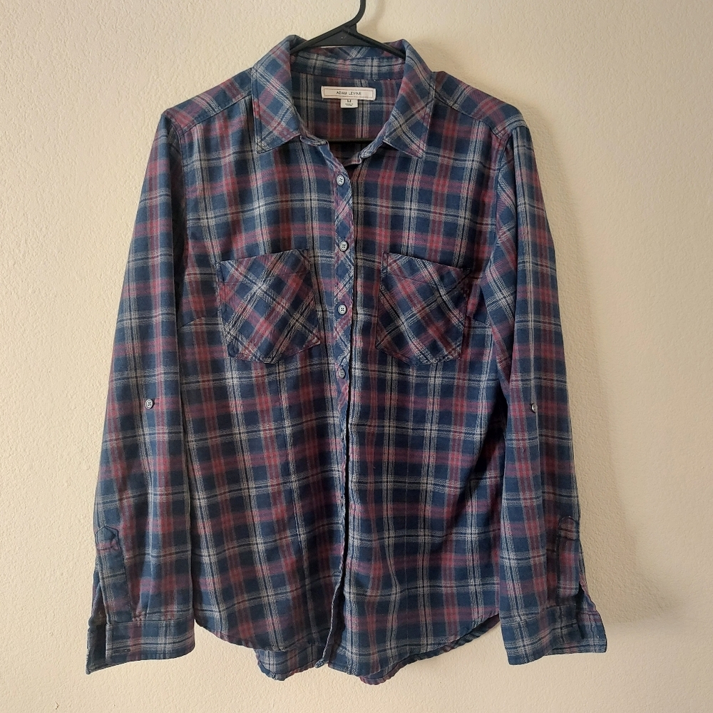 Adam Levine Plaid / Flannel Shirt  - Size M